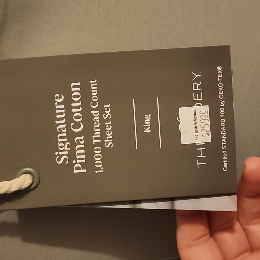 Signature Pima Cotton King Sheet Set